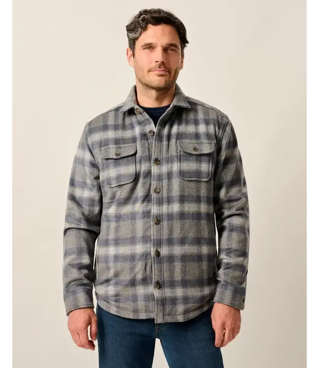 Grey Hassler Plaid Overshirt
