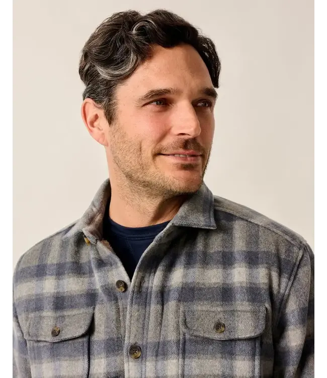 Grey Hassler Plaid Overshirt