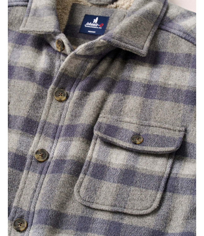 Grey Hassler Plaid Overshirt