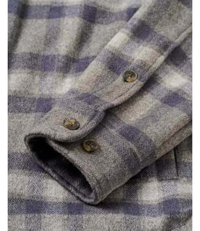 Grey Hassler Plaid Overshirt