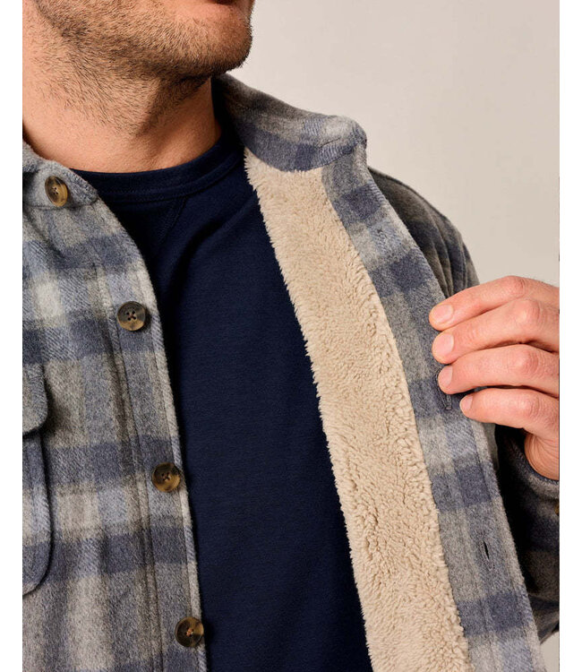 Grey Hassler Plaid Overshirt