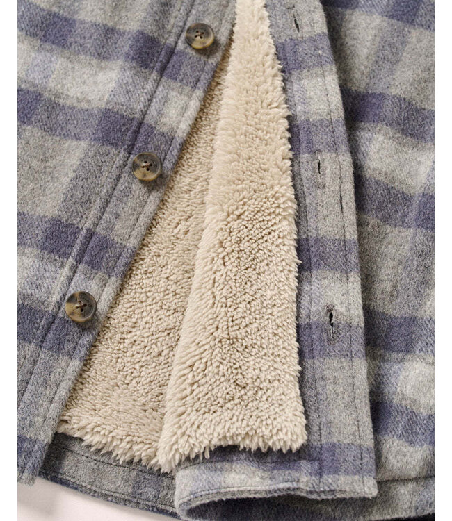 Grey Hassler Plaid Overshirt