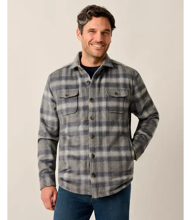 Grey Hassler Plaid Overshirt