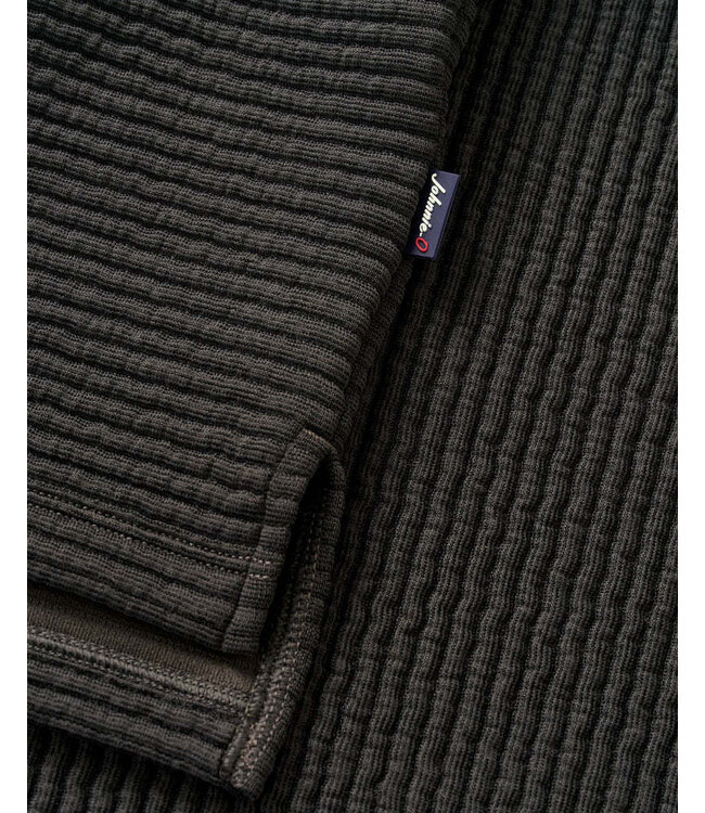 Heathered Black Benjy 1/4 Snap