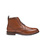 Durham Cognac Wingtip Shearling Boot