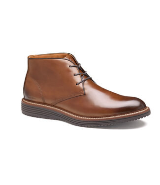 JOHNSTON & MURPHY Tan Upton Chukka Boots