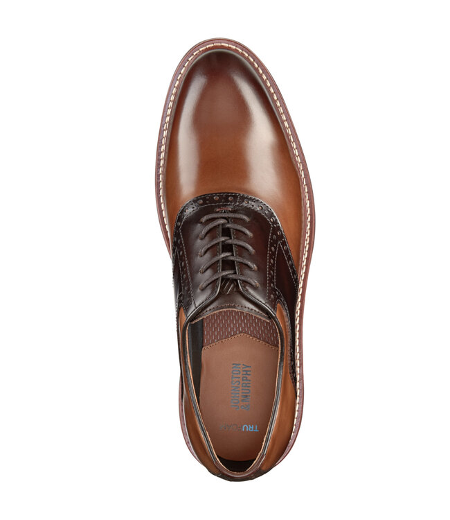 Tan Brown Upton Saddle Shoes