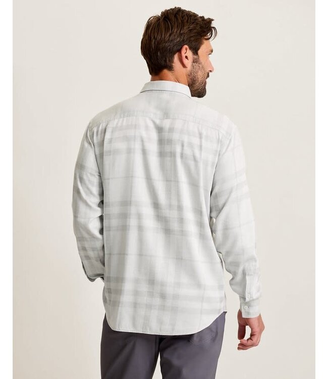 Classic Fit Silver Mist Plaid Shirt