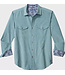 TOMMY BAHAMA Classic Fit Blue Coastline Cord Shirt