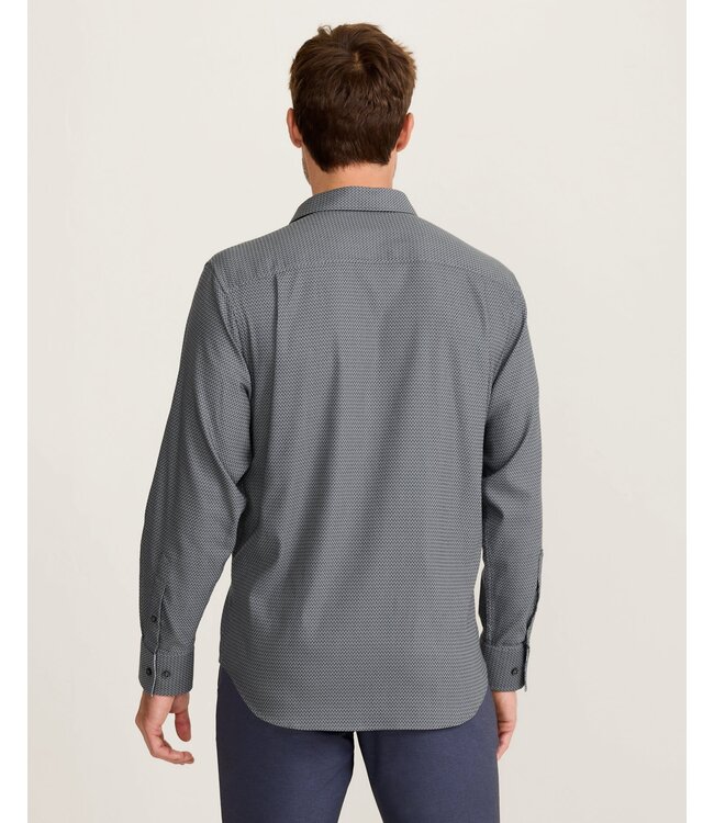 Classic Fit Grey Sarasota Stretch Shirt