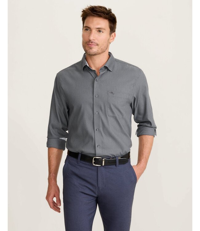 Classic Fit Grey Sarasota Stretch Shirt