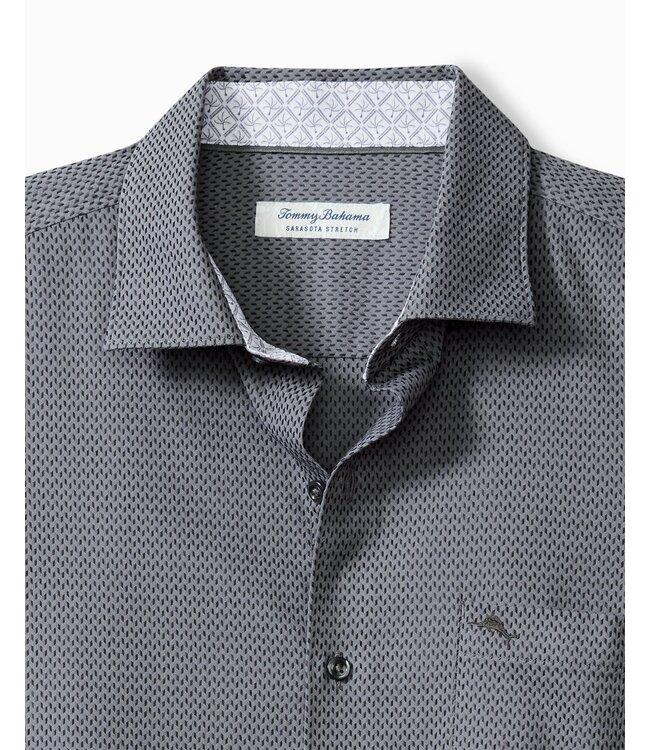 Classic Fit Grey Sarasota Stretch Shirt
