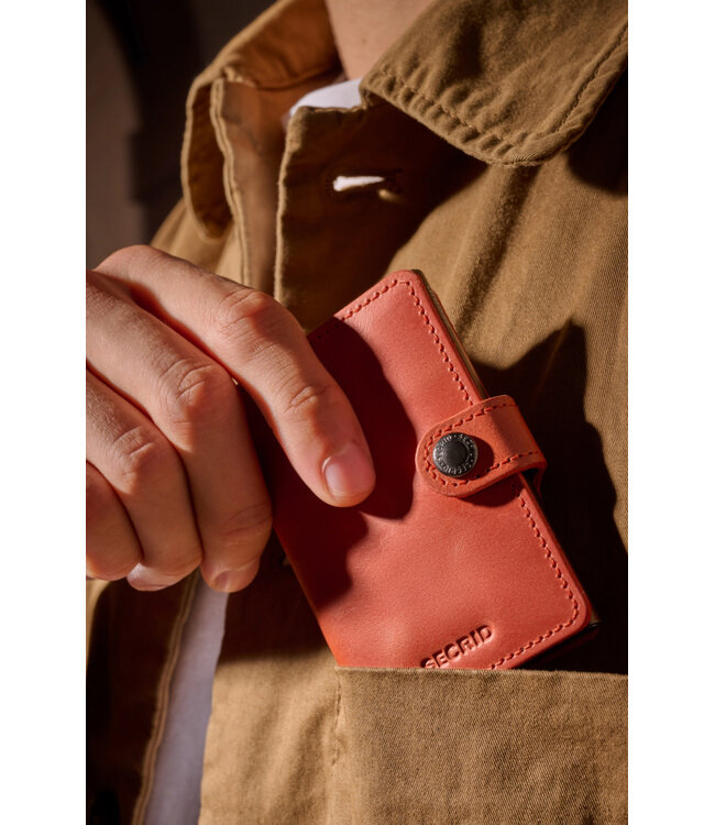 Vintage Orange Miniwallet