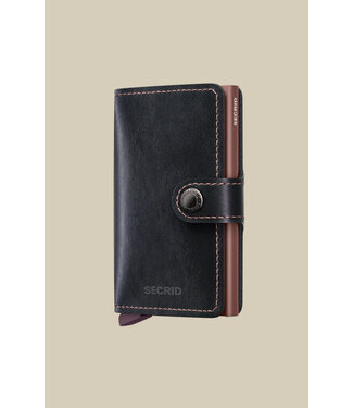 SECRID Mirum Black-Rose Miniwallet