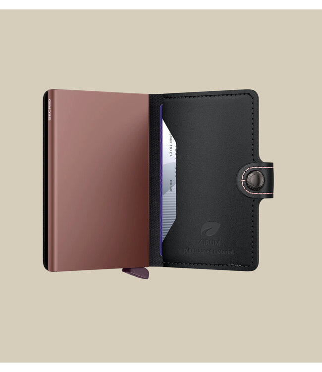 Mirum Black-Rose Miniwallet