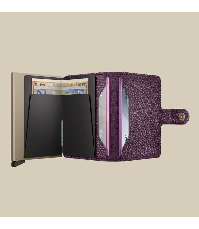 Pebble Grape Miniwallet