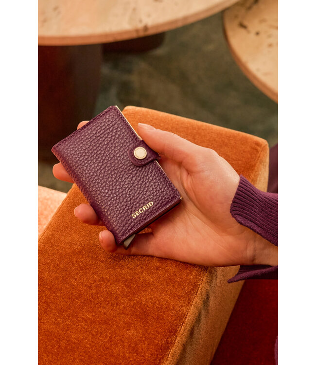 Pebble Grape Miniwallet