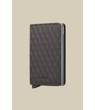 SECRID Optical Grey-Yellow Slimwallet