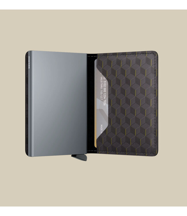 Optical Grey-Yellow Slimwallet