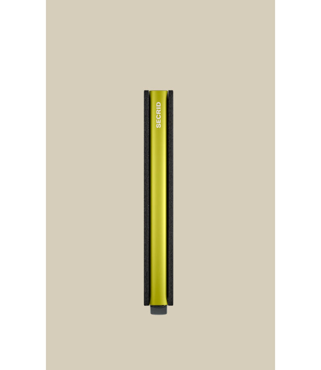 Matte Grey-Lime Slimwallet