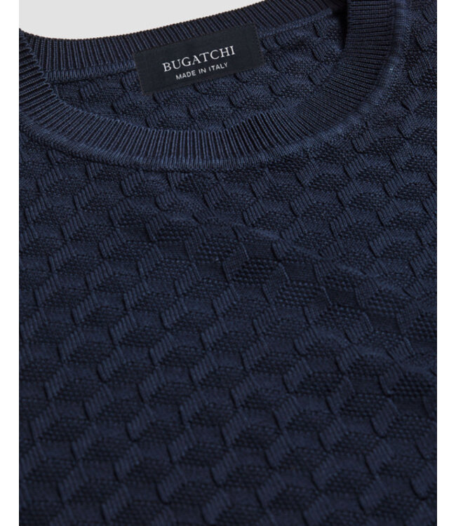 Navy Patterned Sweater