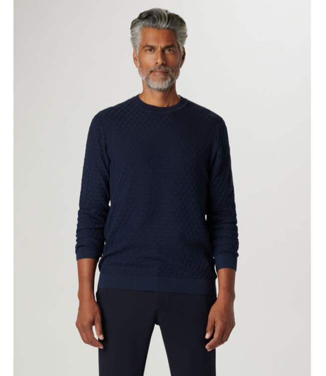 Navy Patterned Sweater