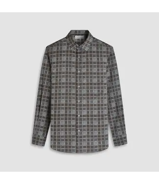 BUGATCHI Modern Fit Sienna Windowpane Shirt
