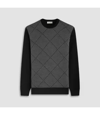 BUGATCHI Black Diamond Crew Neck Sweater