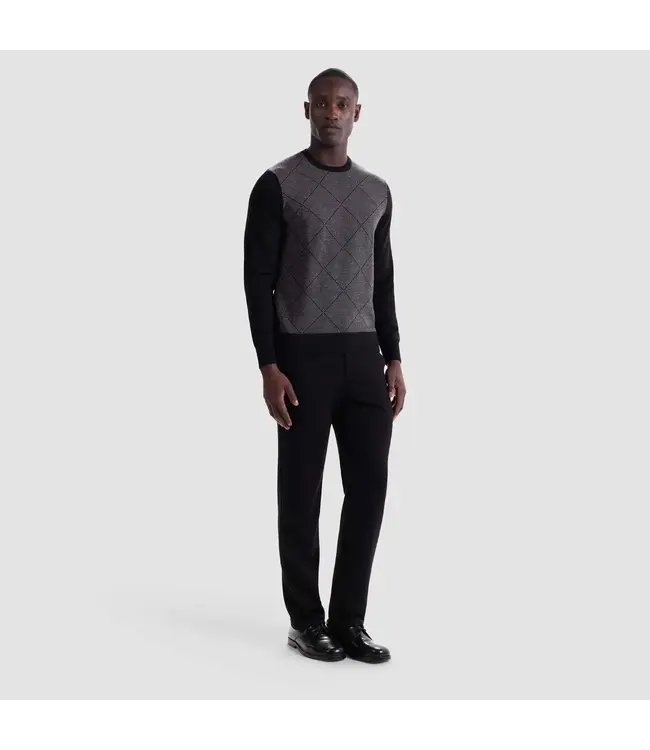 Black Diamond Crew Neck Sweater