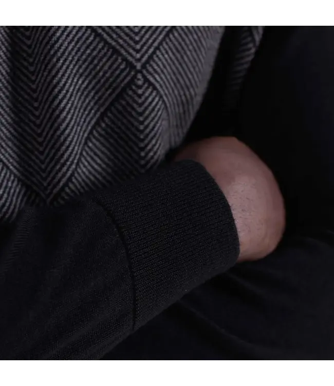 Black Diamond Crew Neck Sweater