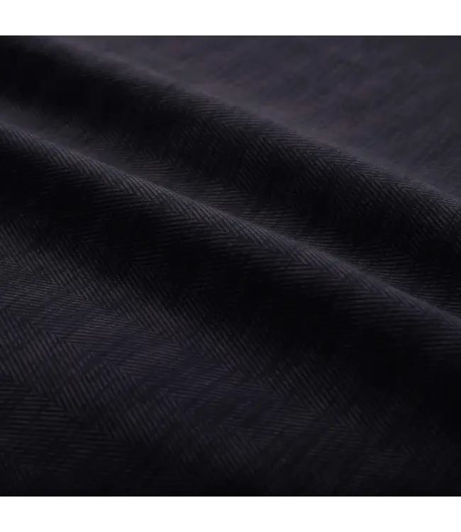 Modern Fit Black Herringbone Shirt