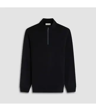BUGATCHI Black Chevron 1/4 Zip