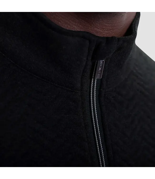 Black Chevron 1/4 Zip