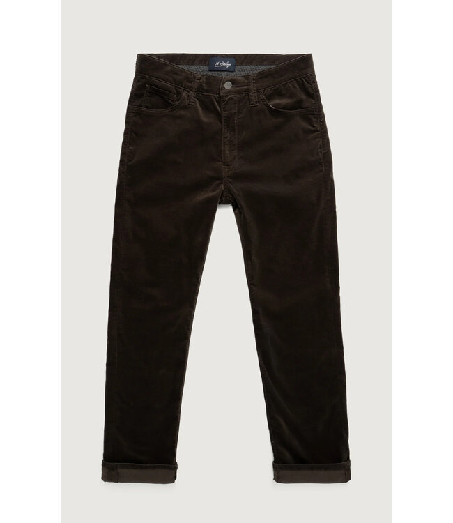Modern Fit Brown Moleskin 5 Pocket Pants