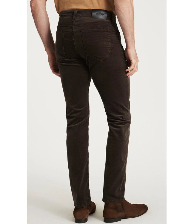 Modern Fit Brown Moleskin 5 Pocket Pants