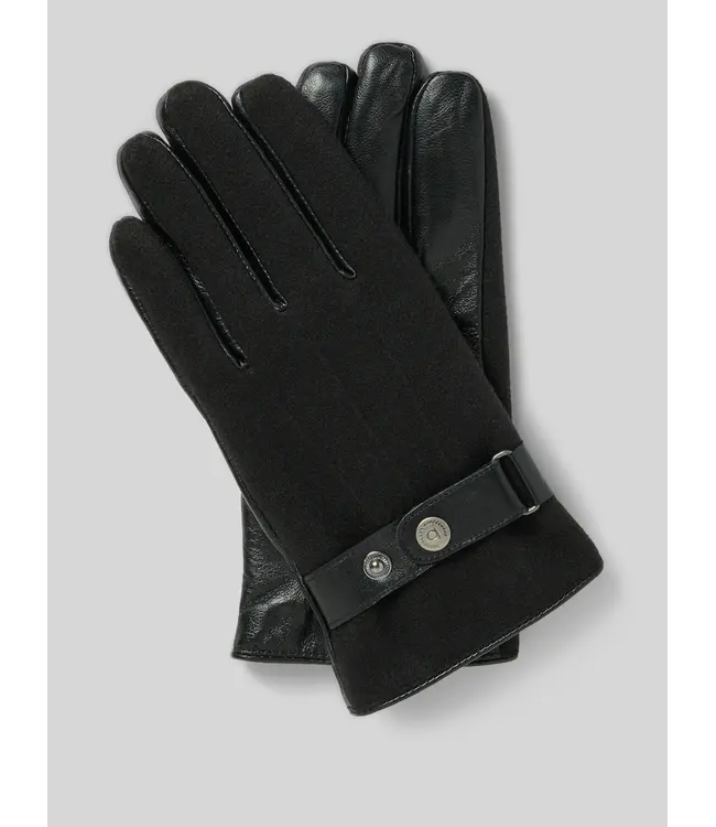 Black Leather Gloves