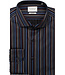 ETERNA Slim Fit Navy Striped Shirt