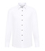 Slim Fit White with Navy Button Shirt