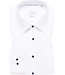 Slim Fit White with Navy Button Shirt