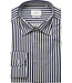 Slim Fit Dark Navy Striped Shirt