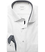 Slim Fit White with Navy Trim Shirt