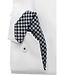Slim Fit White with Navy Trim Shirt