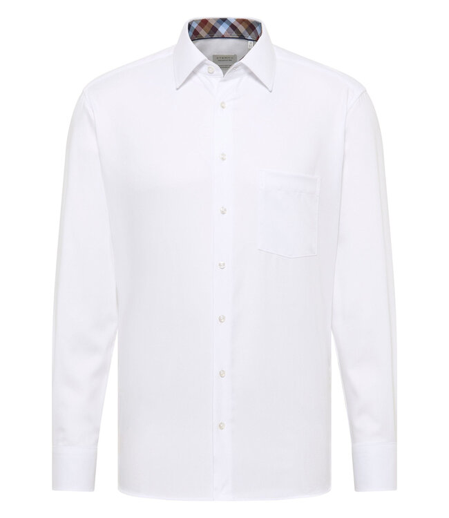 Modern fit White Twill Shirt