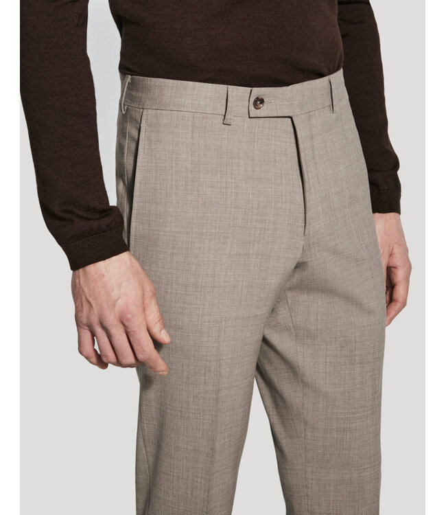 Modern Fit Taupe Mix Washable Pants