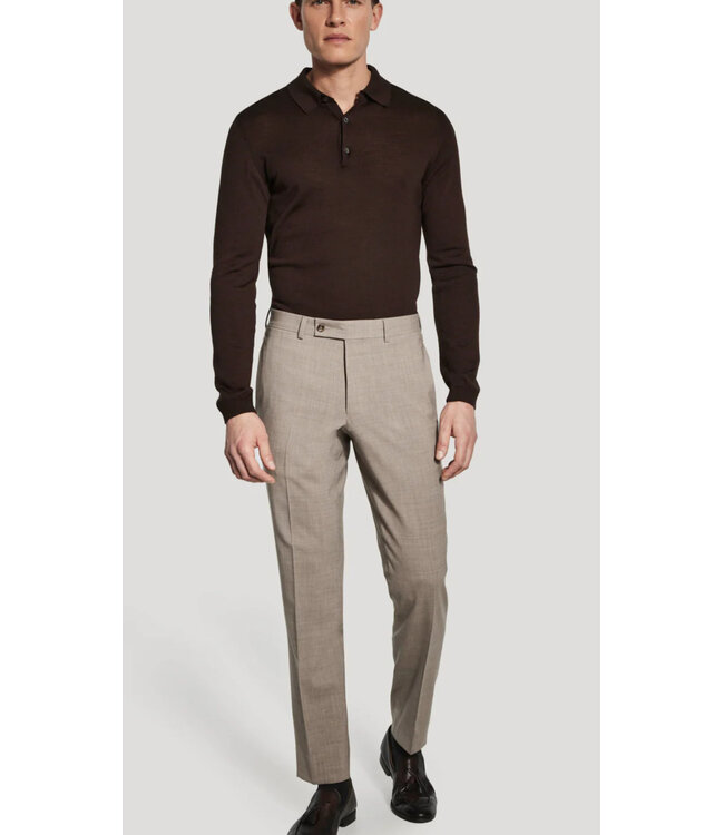 Modern Fit Taupe Mix Washable Pants