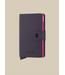 SECRID Matte Dark Purple-Fuchsia Miniwallet