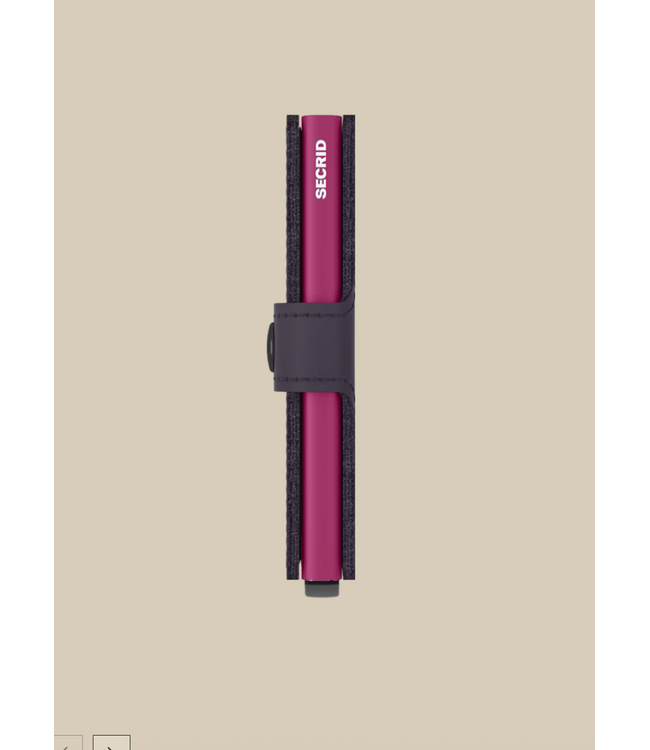 Matte Dark Purple-Fuchsia Miniwallet