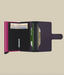 Matte Dark Purple-Fuchsia Miniwallet