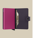 Matte Dark Purple-Fuchsia Miniwallet