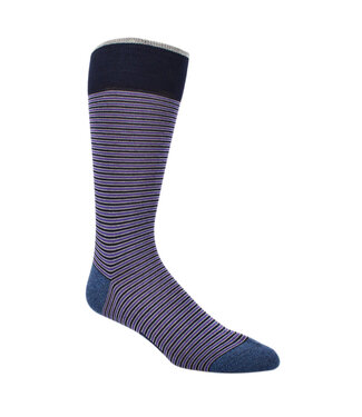 DION Purple with Black Striped Socks